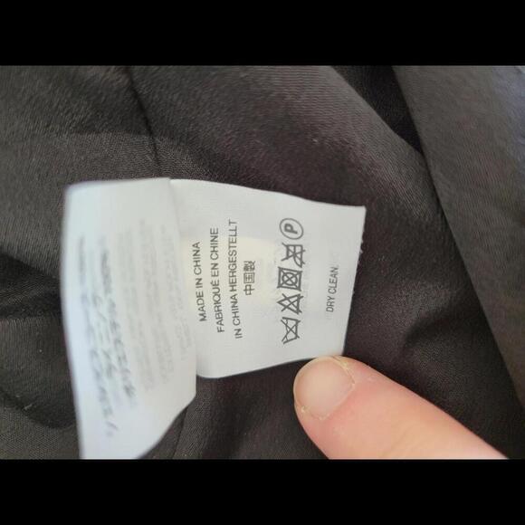 J CREW large (?) Black mini dress with ruffles - Picture 6 of 6